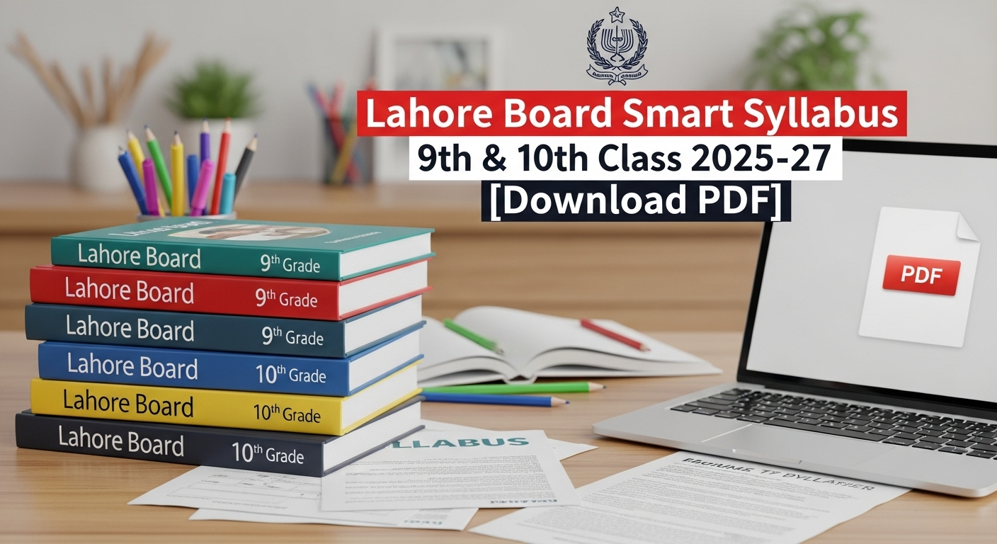 Lahore Board Smart Syllabus 9th & 10th Class 2025-27 [Download PDF]