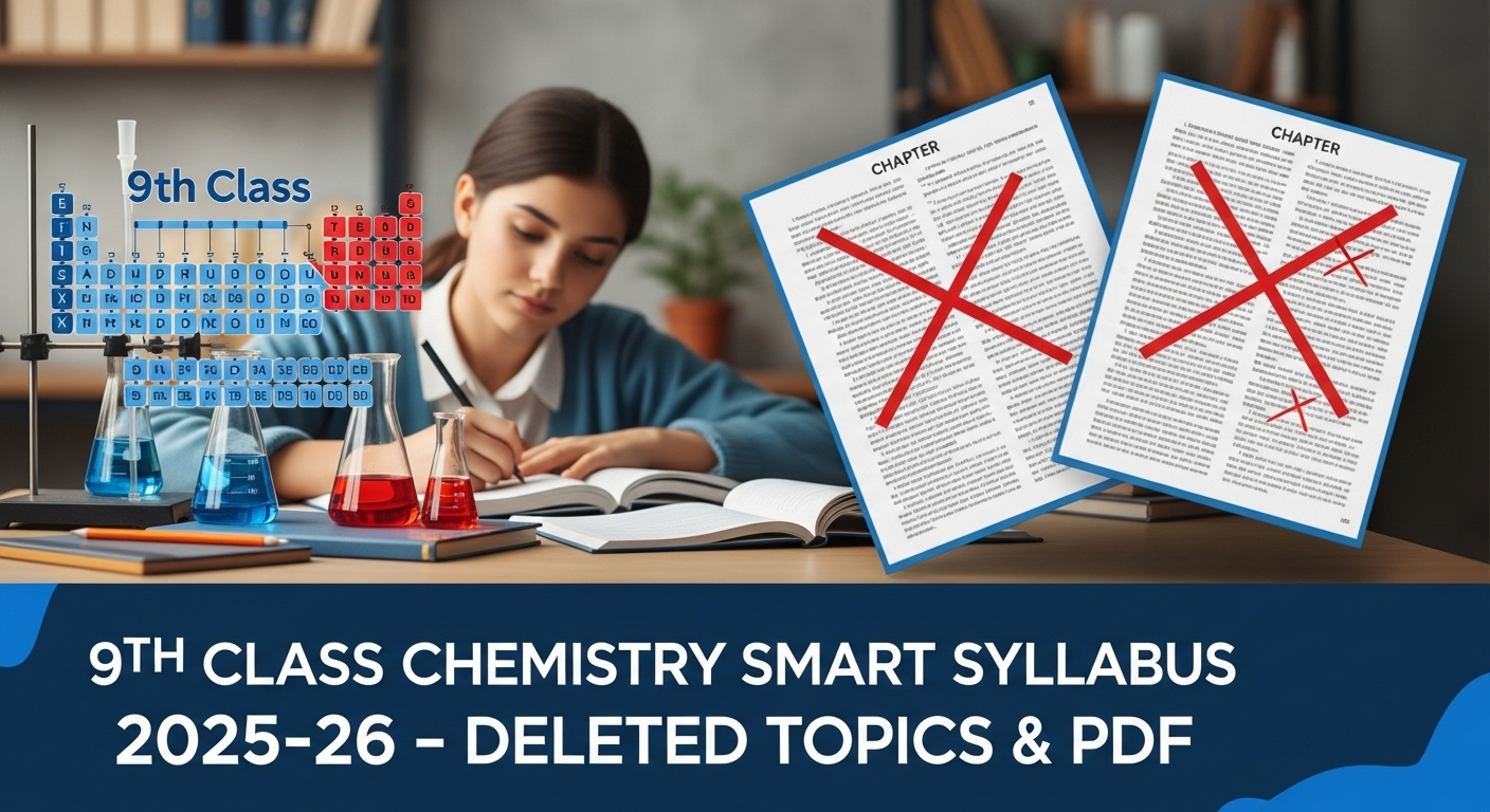 9th Class Chemistry Smart Syllabus 2026 Lahore Board – Deleted