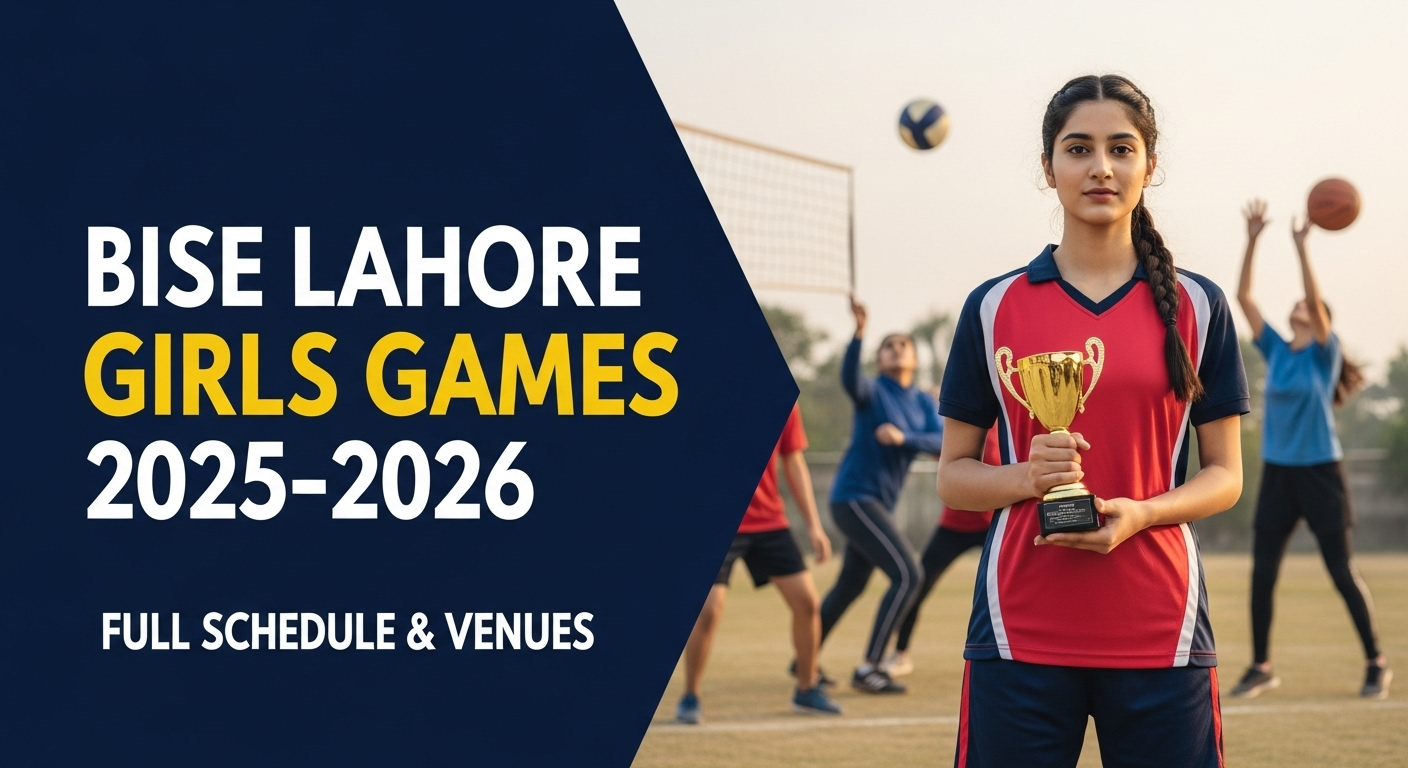 BISE Lahore Inter-Collegiate Girls Games 2026 Schedule Announced