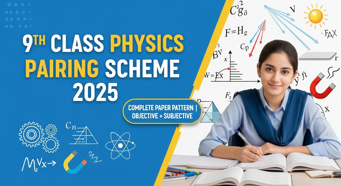Pairing Scheme of Physics Grade 9 – Complete Paper Pattern 2026