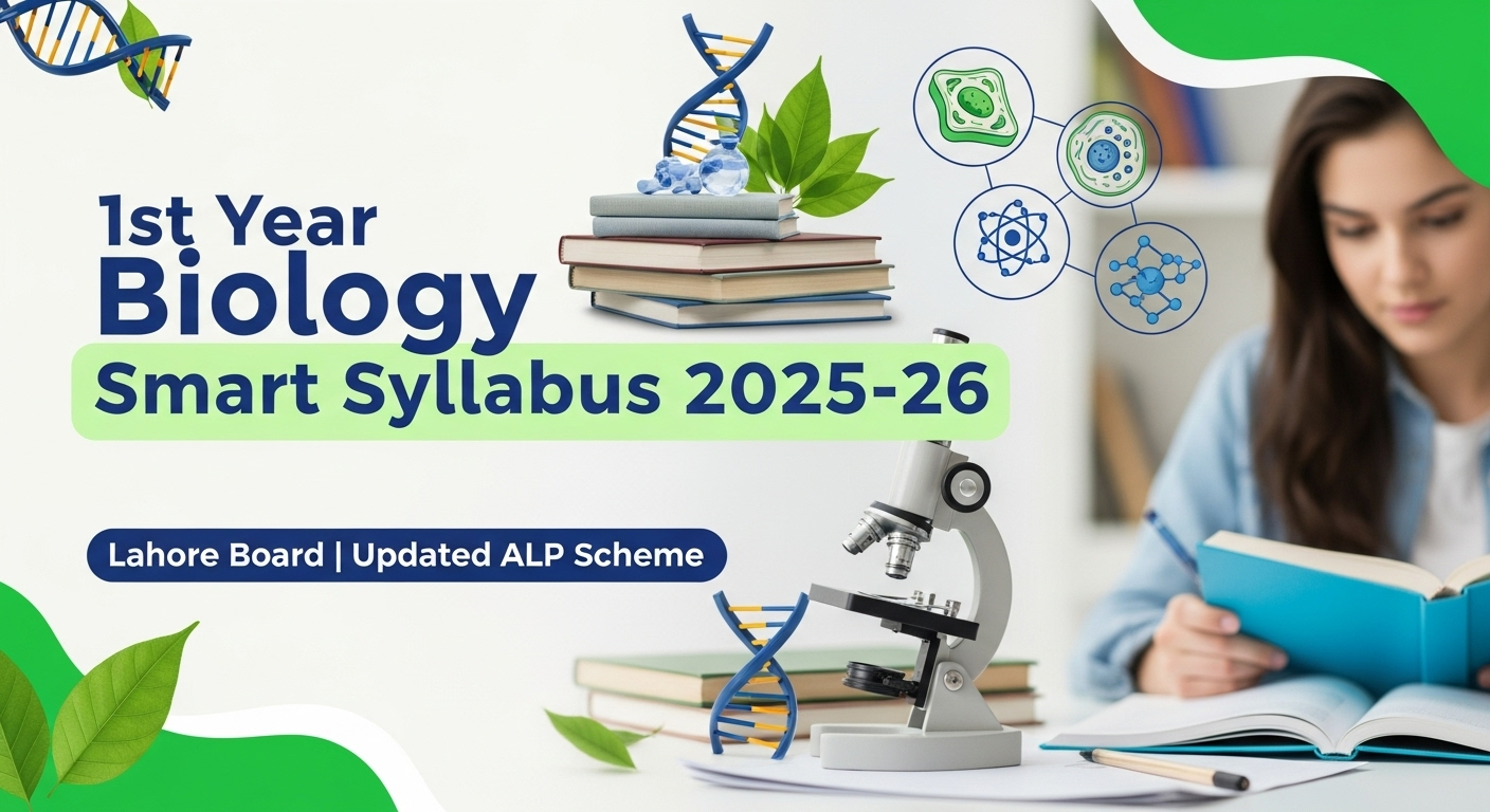 1st Year Biology Smart Syllabus for Lahore Board (Session 2026)