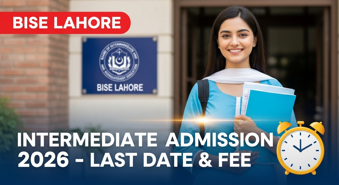 BISE Lahore Intermediate Admission 2026