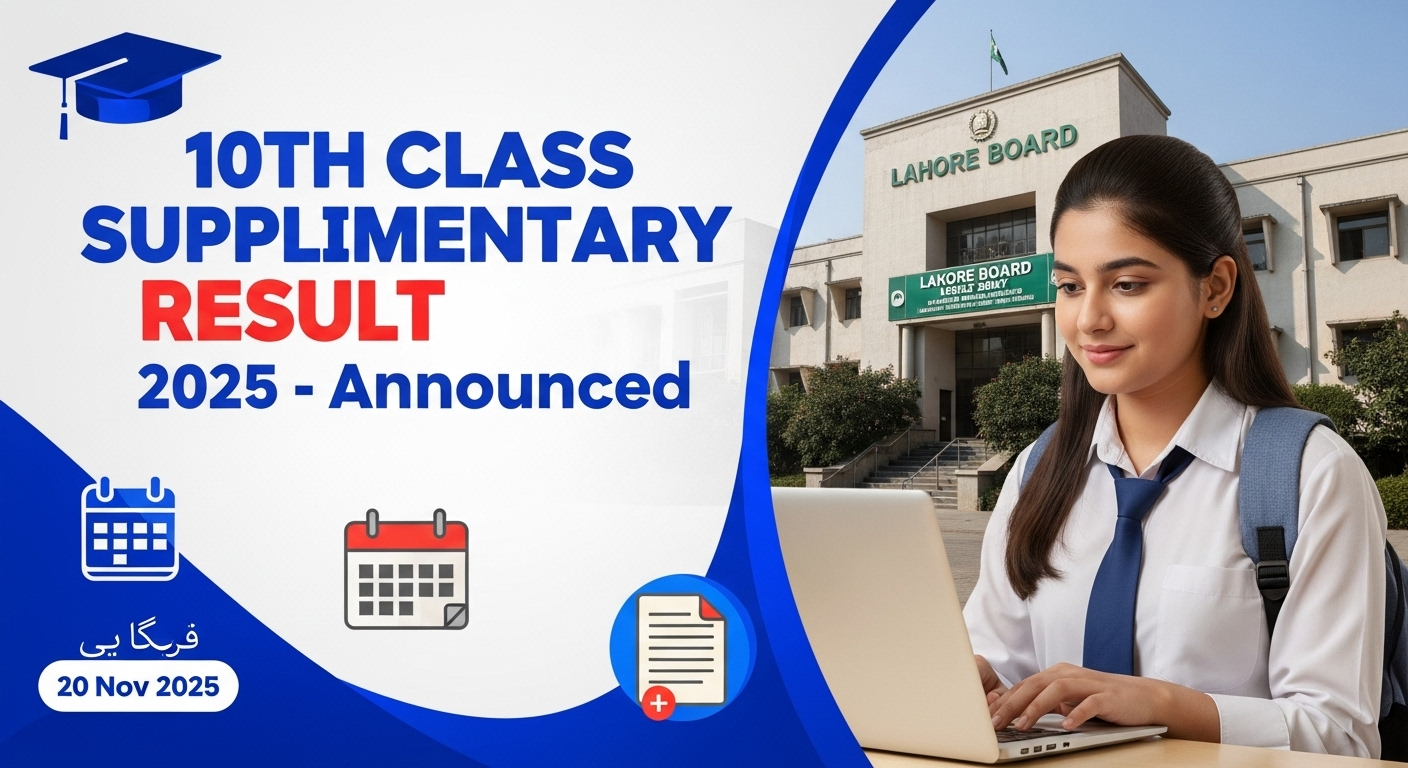 10th Class Supplementary Result 2025 Lahore Board