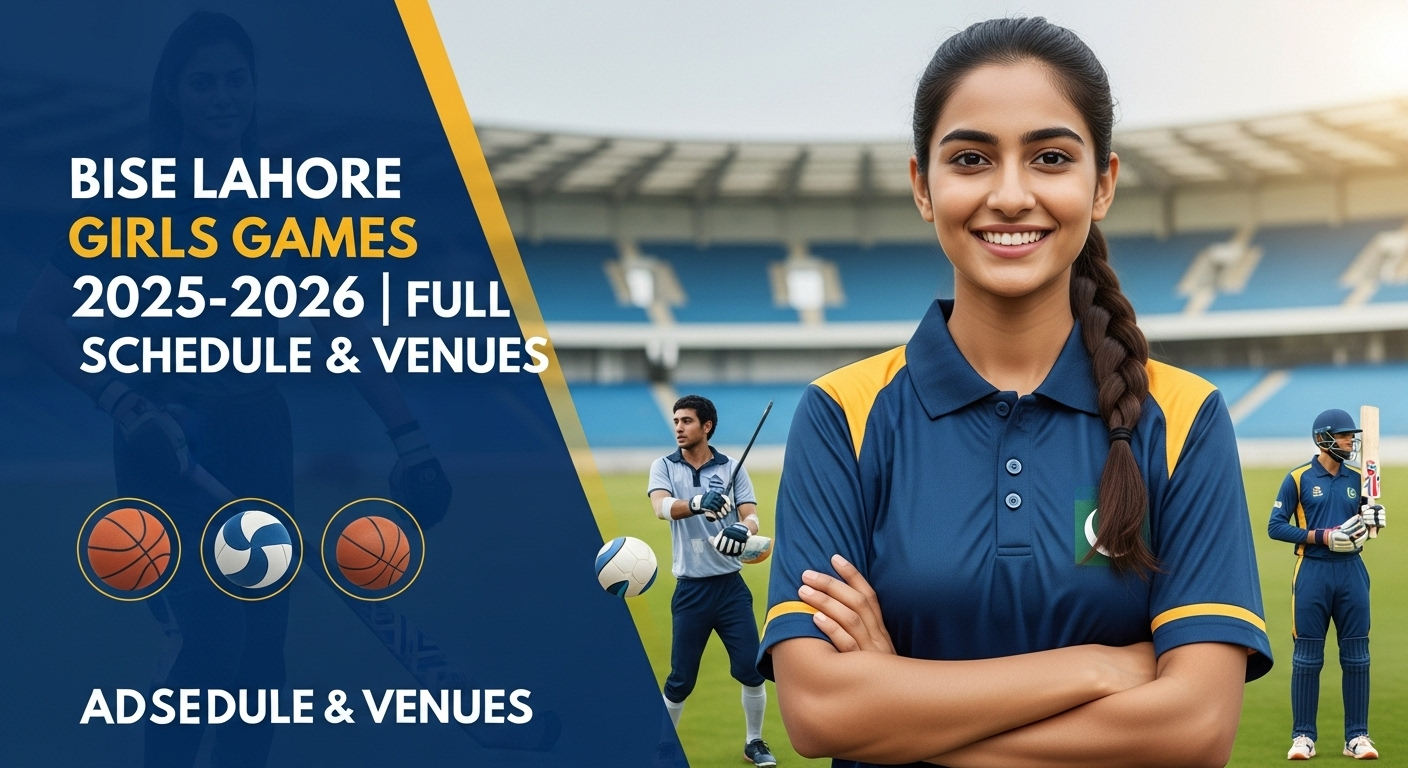 BISE Lahore Inter-Collegiate Girls Games 2026 Schedule Announced